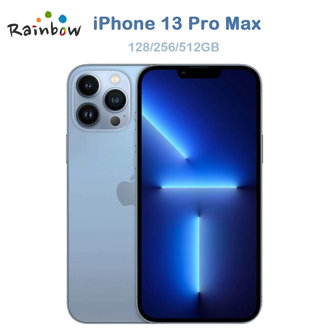 Original iPhone 13 Pro Max Apple 128GB 256GB 512GB 1TB ROM Genuine OLED A15 IOS Face ID NFC Unlocked Refurbish 5G Cell Phone