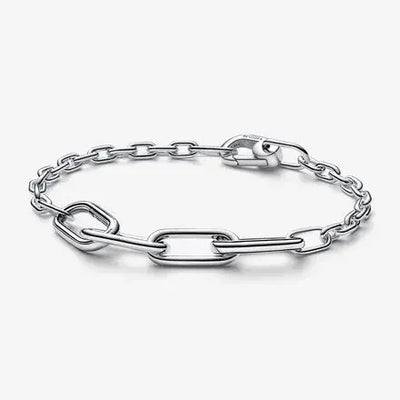 100%Original Logo Sterling Silver 925 Snake Chain Bracelet Suitable for Original Beads Ladies Charm DIY Beads JewelryGiftscharms