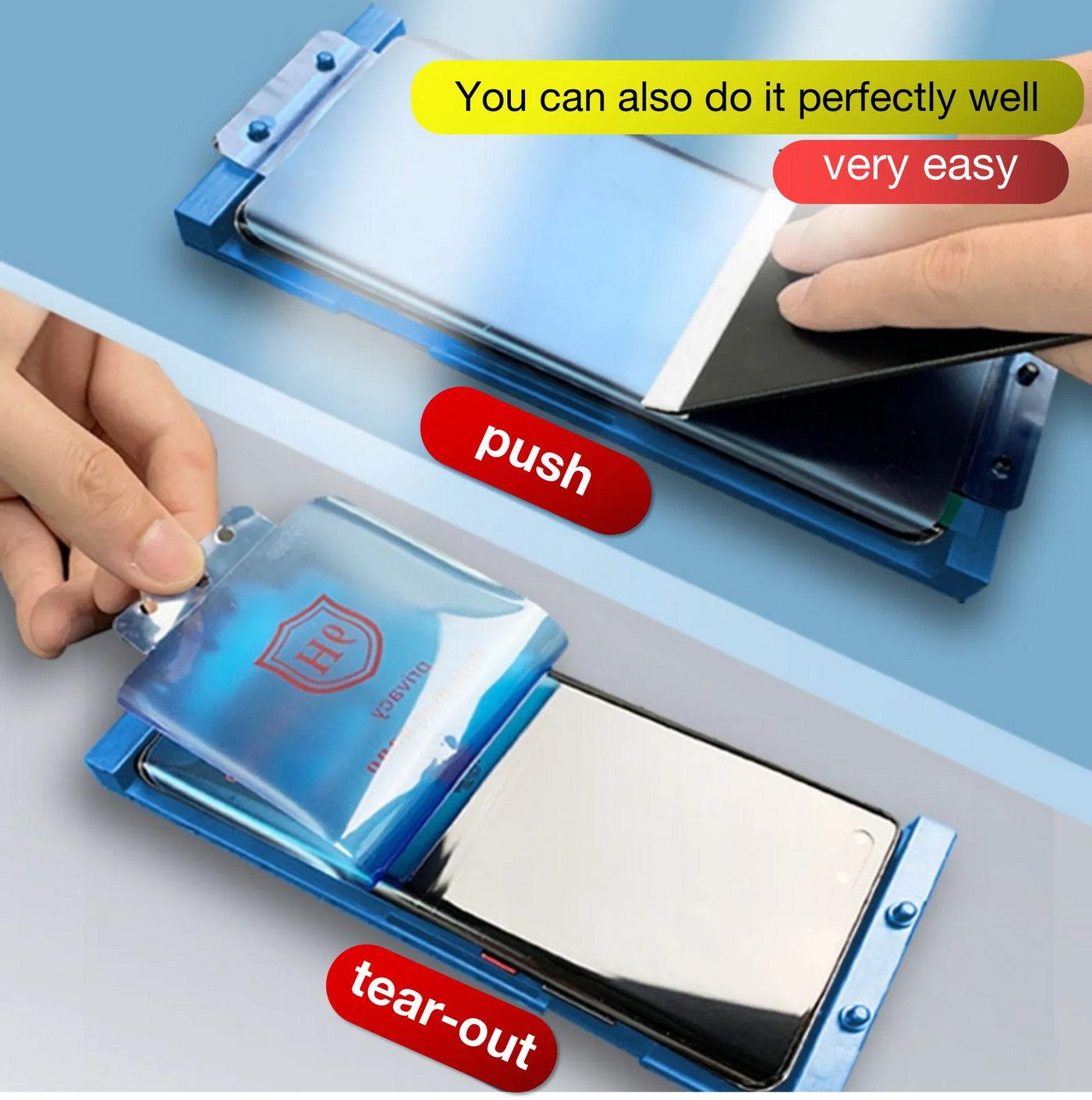 For Samsung Galaxy S23 S24 Ultra S22 S21 S20 S10 S9 S8 Note 20 10 9 8 Plus Screen Protector With Install Kit Not Glass