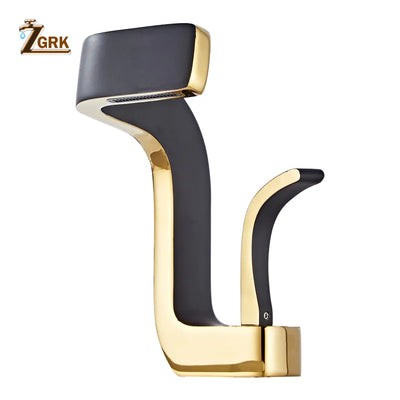 Luxury Waterfall Taps Brass Washbasin Faucet Hot and Cold Toilet Mixer Taps Creative Gold Black Chrome Torneira