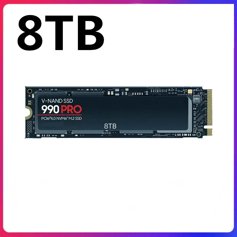 New 990PRO 8TB 4TB 2TB 1TB SSD Internal Solid State Disk M2 2280 PCIe Gen 4.0 X 4 NVMe for PlayStation 5/PS5/Laptop