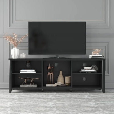 TV bench can hold up to 60 inches, entertainment center media console table, 70" stand