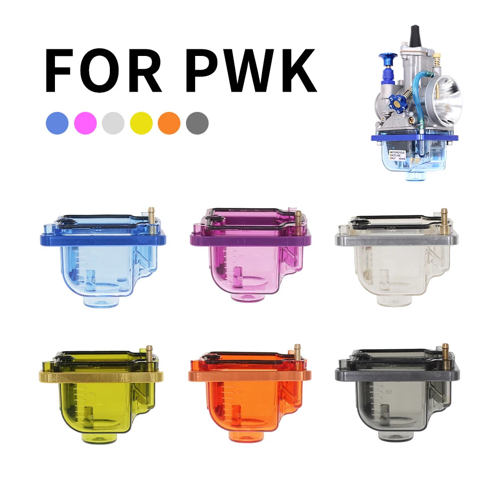 PWK Carburetor carburator POWER JET FUEL TANK Carb Float Bowl Comp Chamber Transparent Oil Cup for PWK Carburetor Carb