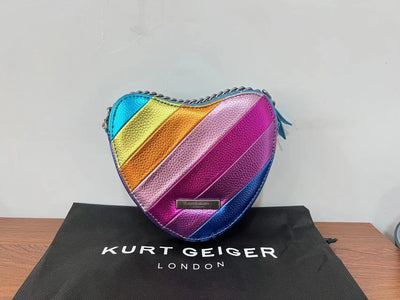 New Shoulder Bag Contrast Rainbow Splice Crossbody Bag British Brand Designer Handbag Fashion Trend Women's Bag