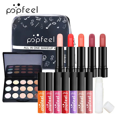 Makeup Set Combination Beginner Beauty Girl Light Makeup Cosmetic Models Diverse High Quality Professional Wholesale Hot