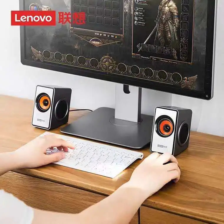 Lenovo audio super cool desktop wired multimedia 2.0 subwoofer