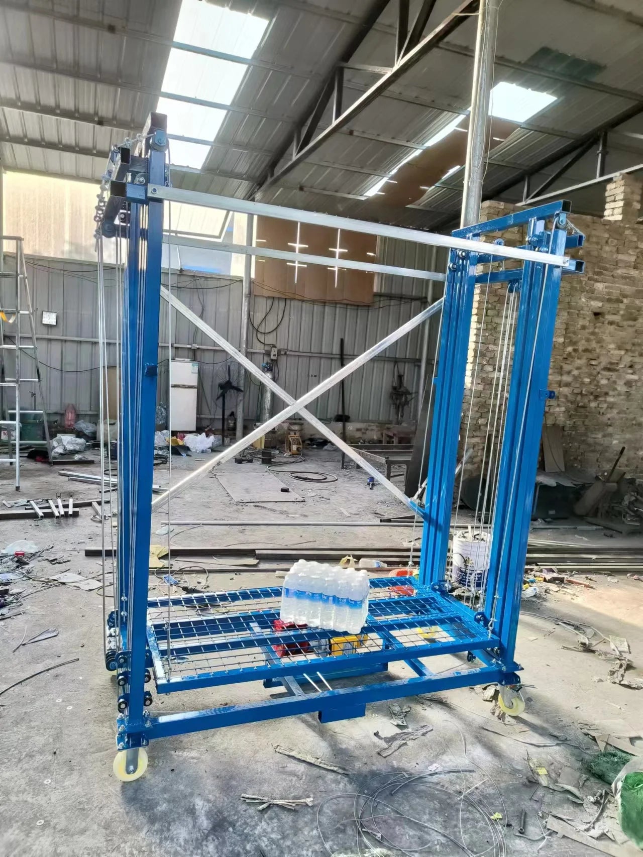 Electric scaffold lift mobile platform indoor and outdoor decoration new foldable remote control automatic hoist