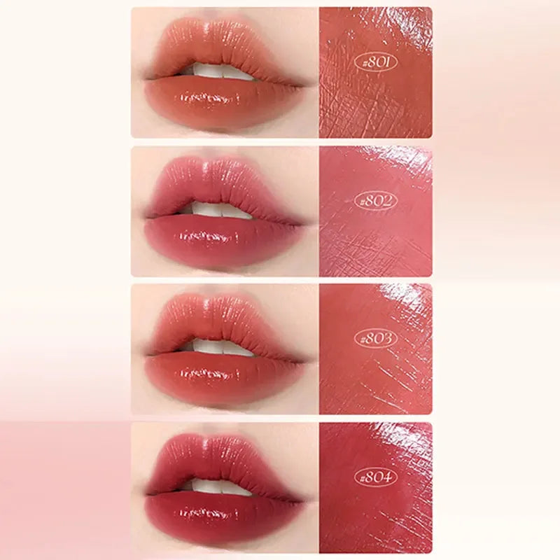 Jelly Lipstick Eyeshadow Set Floria First Kiss Love Series Lip Gloss Mirror Water Light Lip Glaze Beauty Cosmetics Sets