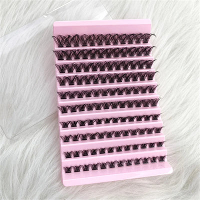 Lash Clusters D Curl Individual Lashes 8-16mm Eyelash Clusters 120pcs Natural Fluffy Cluster Lash Extensions Wisp Eyelash