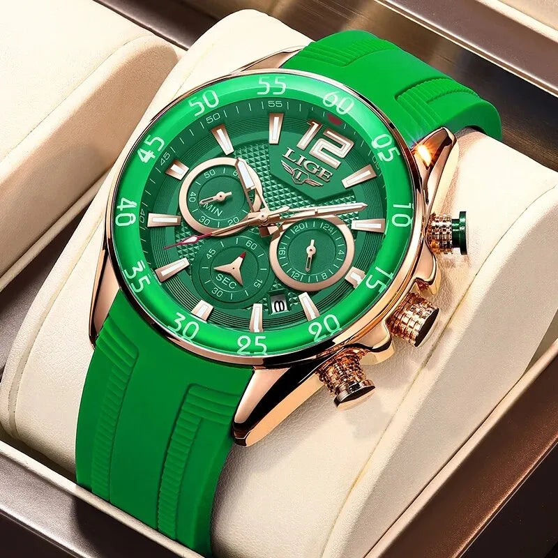 Fashion Men Watches Sport Quartz Watch Man Brand Luxury Wristwatches Chronograph Waterproof Casual Clock Montre Homme