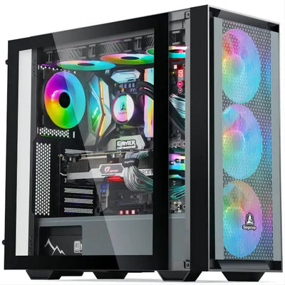 Affordable Computer full set 8G/16G RAM 256GB SSD home office gaming pc desktop computer gamers i9 i7 i5 i3 CPU PC GAME