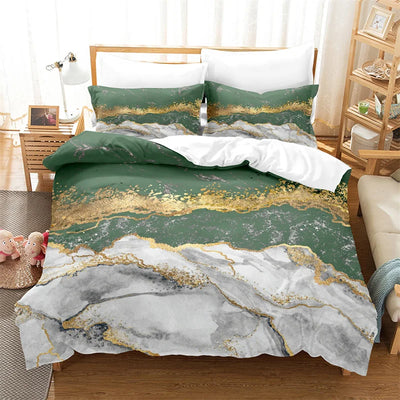 Modern Marble Duvet Cover King Queen Size For Girls Kids Teens Geometric Pattern Comforter Cover Microfiber Abstract Bedding Set