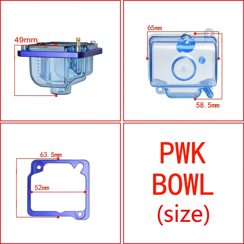 PWK Carburetor carburator POWER JET FUEL TANK Carb Float Bowl Comp Chamber Transparent Oil Cup for PWK Carburetor Carb