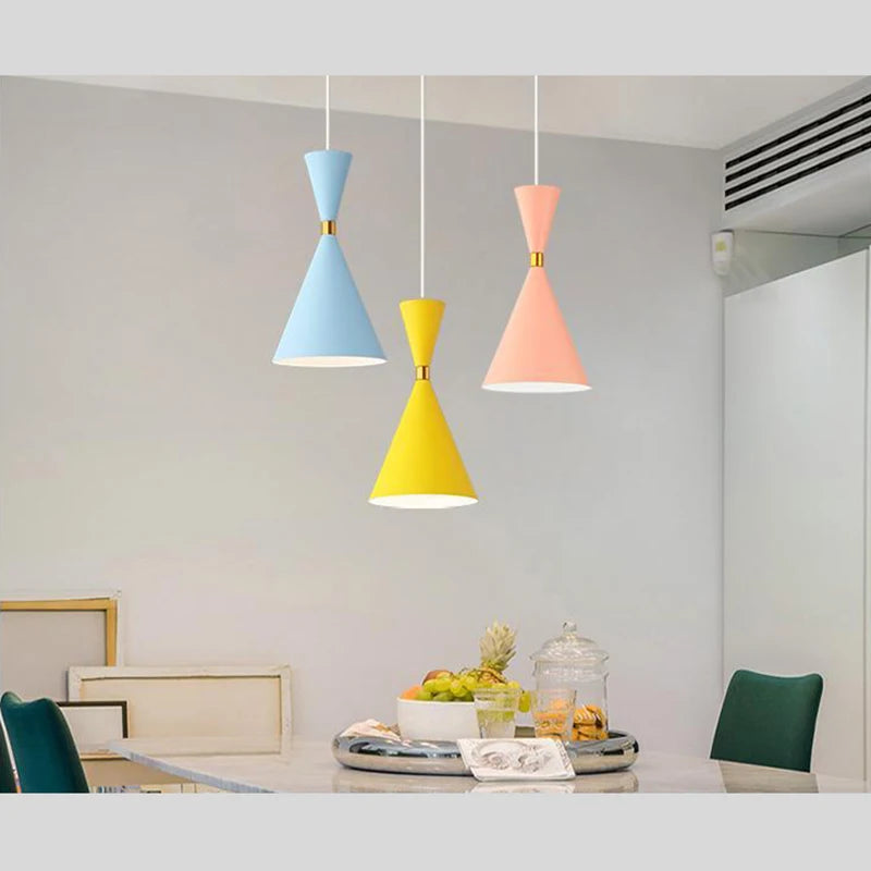 Minimalist Nordic Style Restaurant Living room Pendant Light Bedroom Bedside Modern Macaron Coffee Shop Light