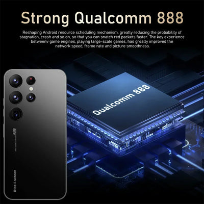 New Original S24 Ultra+ Smartphone 5G 6.8HD 16G+1T Dual Sim Cellphones Android Cell Phone Unlocked 64MP 7000mAh Mobile Phone