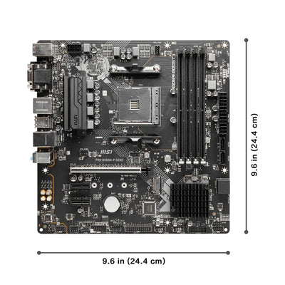 MSI PRO B550M-P GEN3 AMD PRO B550M-P GEN3  Gaming Motherboard AM4 DDR4 M.2 Supports Ryzen CPU R3 R5 R7 5000&3000 Series Desktop Computer Mainboard