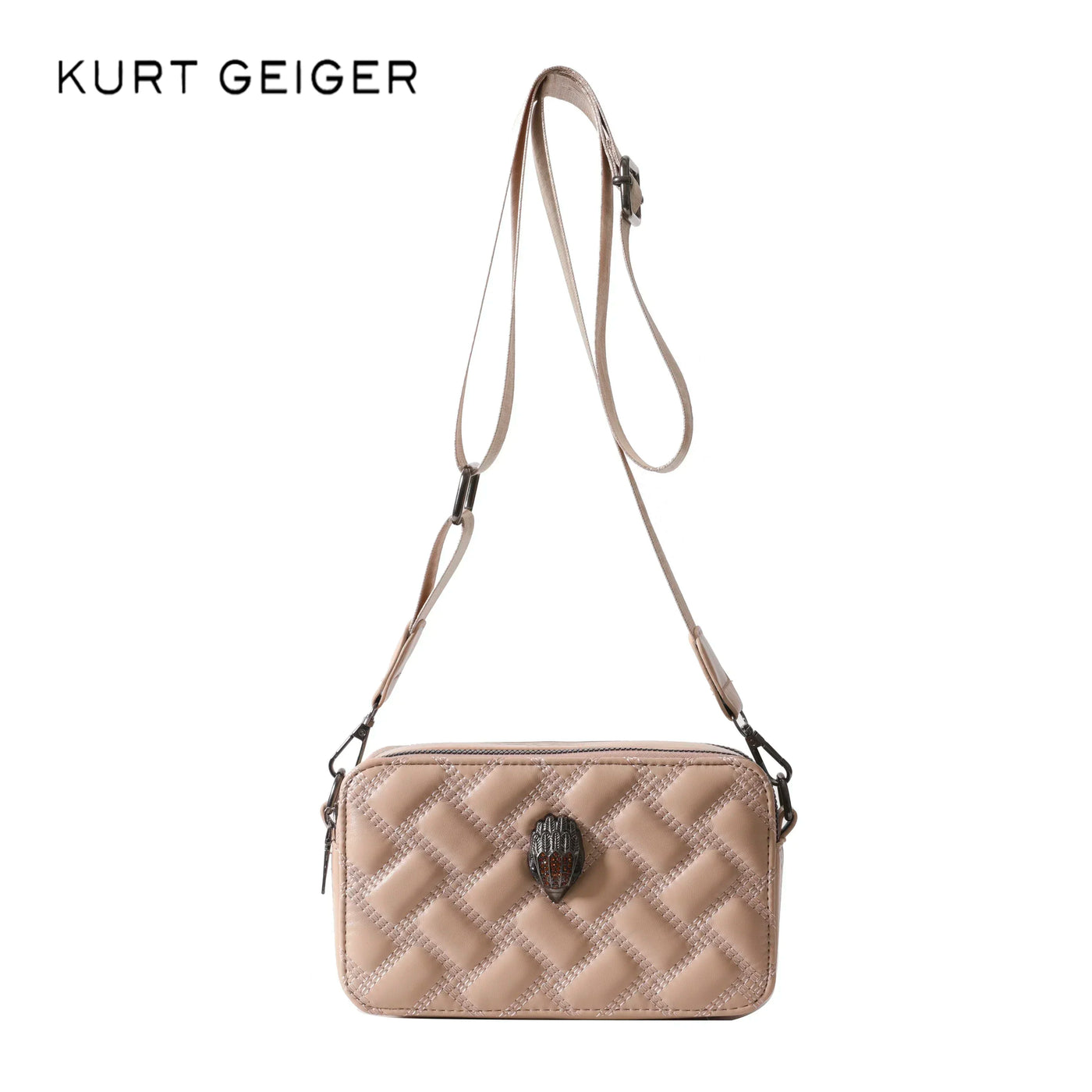 Kurt Geiger Shoulder Bag Designer Luxury Camera Bags Fashion Trendy Ladies Zip Letter Small Square Bag Brand  Women Handbag