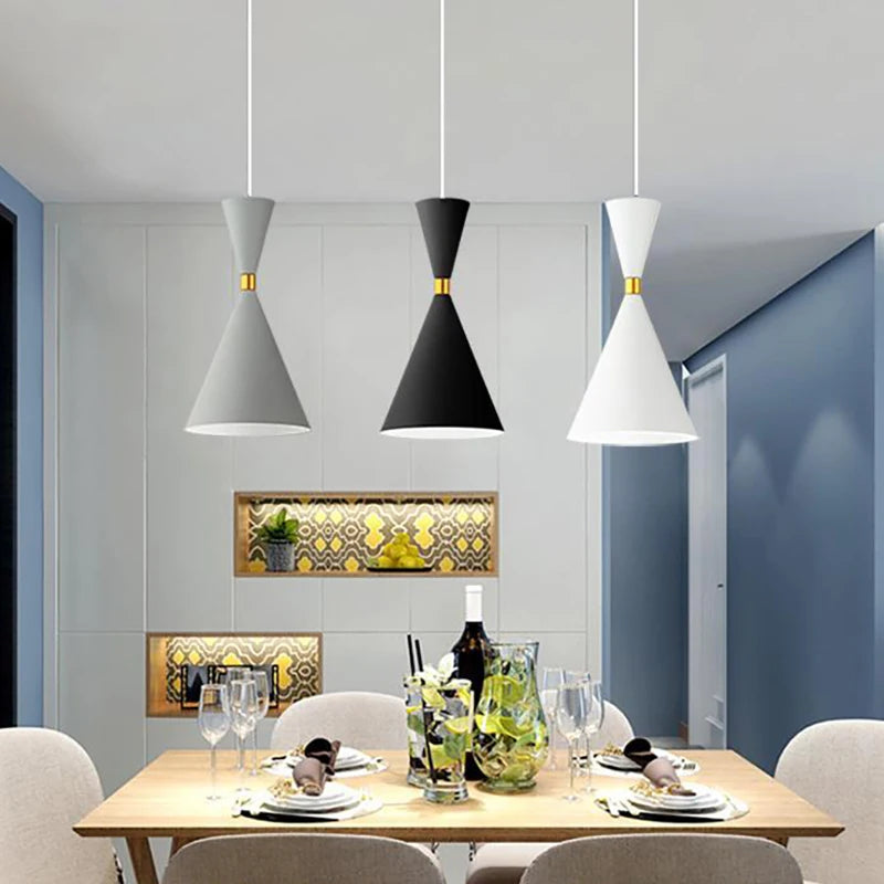 Minimalist Nordic Style Restaurant Living room Pendant Light Bedroom Bedside Modern Macaron Coffee Shop Light