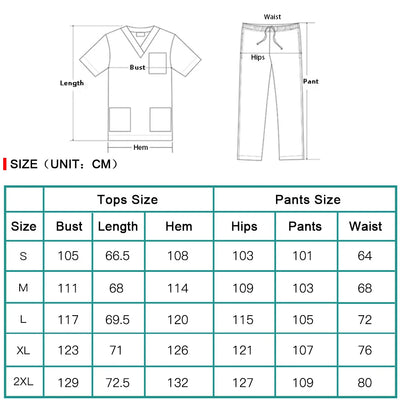 Clinical Surgical Uniforms Medical Scrubs Uniforms Sets Women Hospital Working Clothes Nurse Accessories Dental Workwear