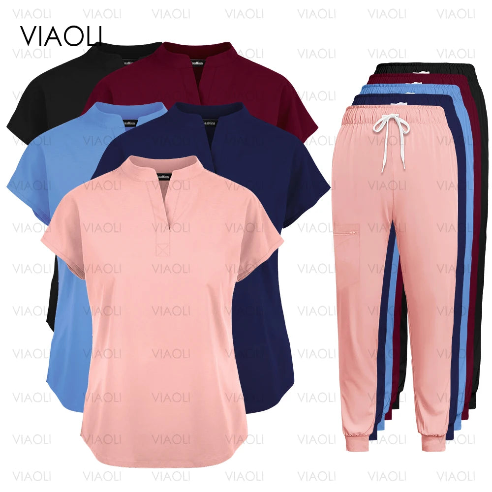 Clinical Surgical Uniforms Medical Scrubs Uniforms Sets Women Hospital Working Clothes Nurse Accessories Dental Workwear