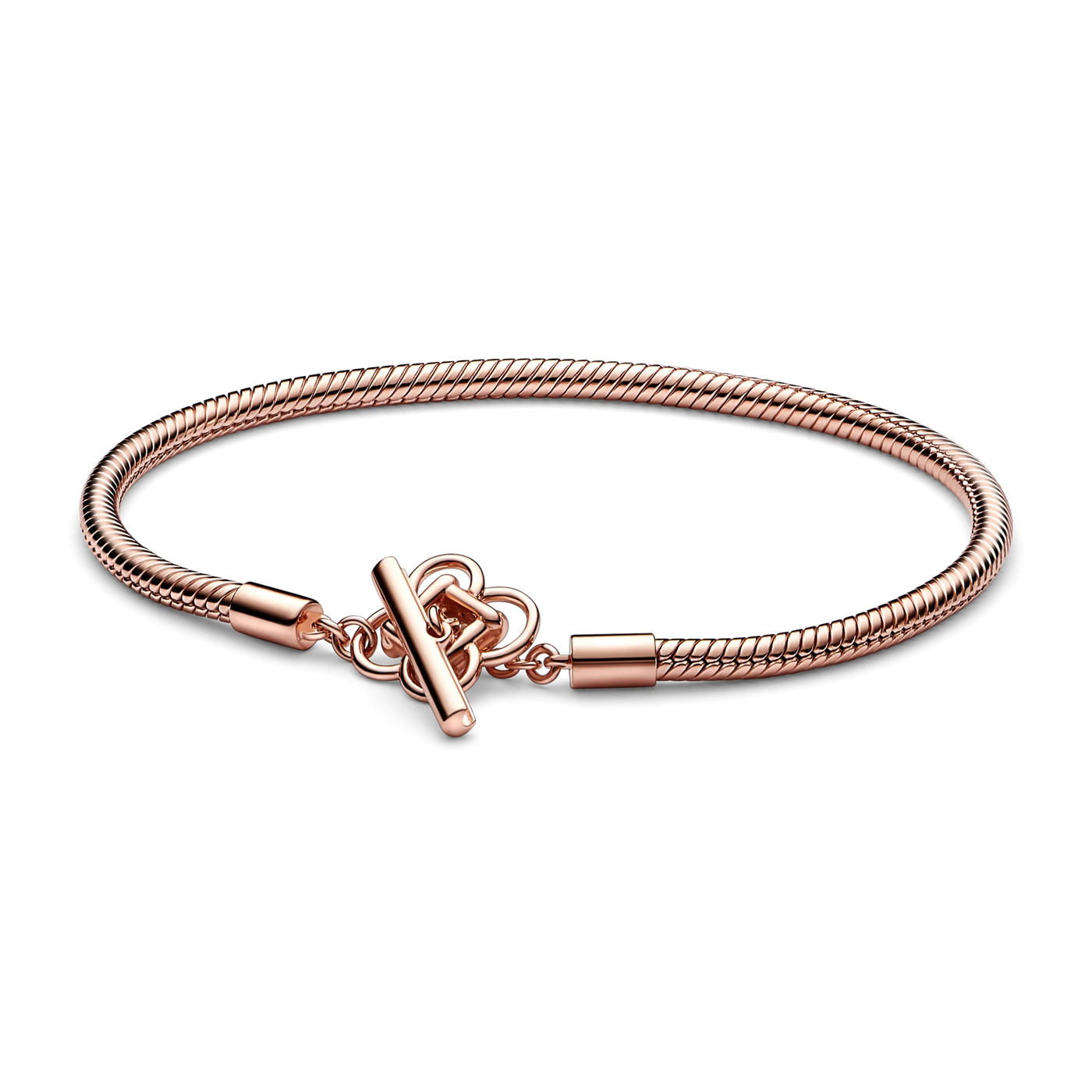 925 Sterling Silver Charm Bead Bracelet For Women Original Rose Gold Charms Heart Bracelets Bangles Snake Chain Diy Jewelry