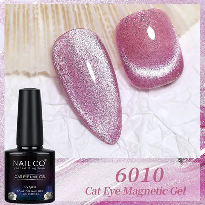 Crystal Cat Eye Gel Nail Polish 10ml UV Nail Art Lakiery Hybrydowe SPAR Magnet Nail Gel Lacquer Color Gellak Vernis Soak