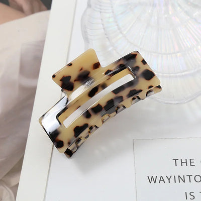 Acetate Plate Retro Tortoiseshell Ladies Hair Accessories Medium Simple All-match Claw Hair Clip