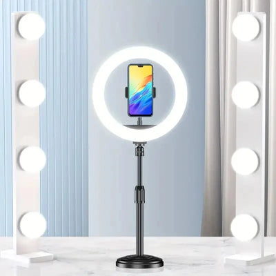 Square LED Fill Light, Crystal Flat Lamp, Ring Light for Mobile Phone, Live Broadcast, Fill Light