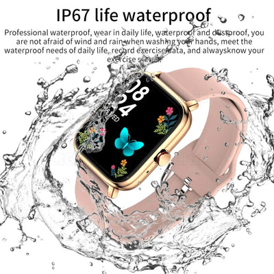 Smart Watch Custom Dial Smartwatch For Android IOS Waterproof Bluetooth Music Watches Full Touch Bracelet Clock