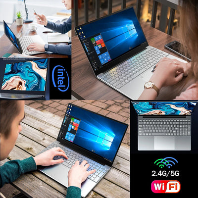 Win 11 Pro Intel Celeron J4125 15.6 Inch  1920*1080 Game Office Laptop 12GB RAM 512GB/1TB SSD Windows 10 NoteBook