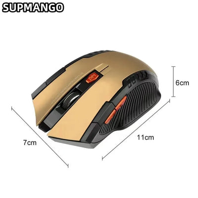 Portable Mouse Wireless USB Mouse Notebook Computer  Mini 2.4 GHz Wireless Optical Mouse