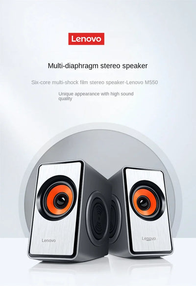 Lenovo audio super cool desktop wired multimedia 2.0 subwoofer