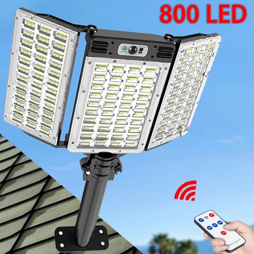 LED Super Bright Outdoor Solar Street Lamp Motion Sensor Waterproof Solar Power Lights Yard Country House Garden Wall Light