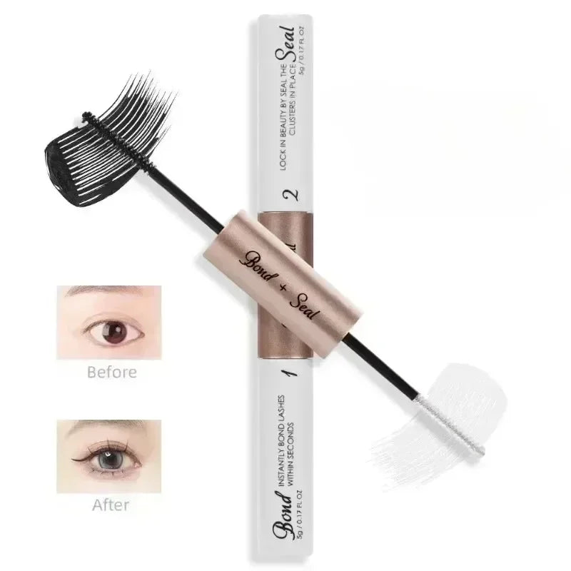 Quick Drying Eyelash Bond Seal  Glue and Sealer Waterproof Strong Hold for Cluster Lash