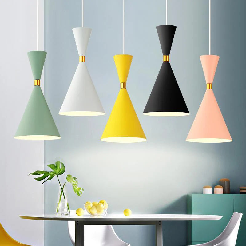 Minimalist Nordic Style Restaurant Living room Pendant Light Bedroom Bedside Modern Macaron Coffee Shop Light