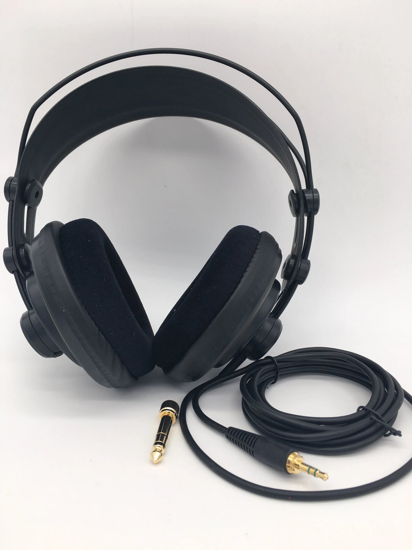 Original Samson SR850 professional monitoring headphone for studio/semi-open monitor headset with velour earpads