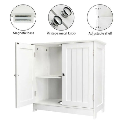 Bathroom Vanity Cabinet Undermount Sink Organizer Vessel Sink White