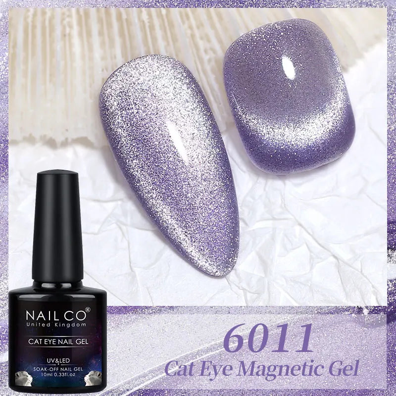 Crystal Cat Eye Gel Nail Polish 10ml UV Nail Art Lakiery Hybrydowe SPAR Magnet Nail Gel Lacquer Color Gellak Vernis Soak