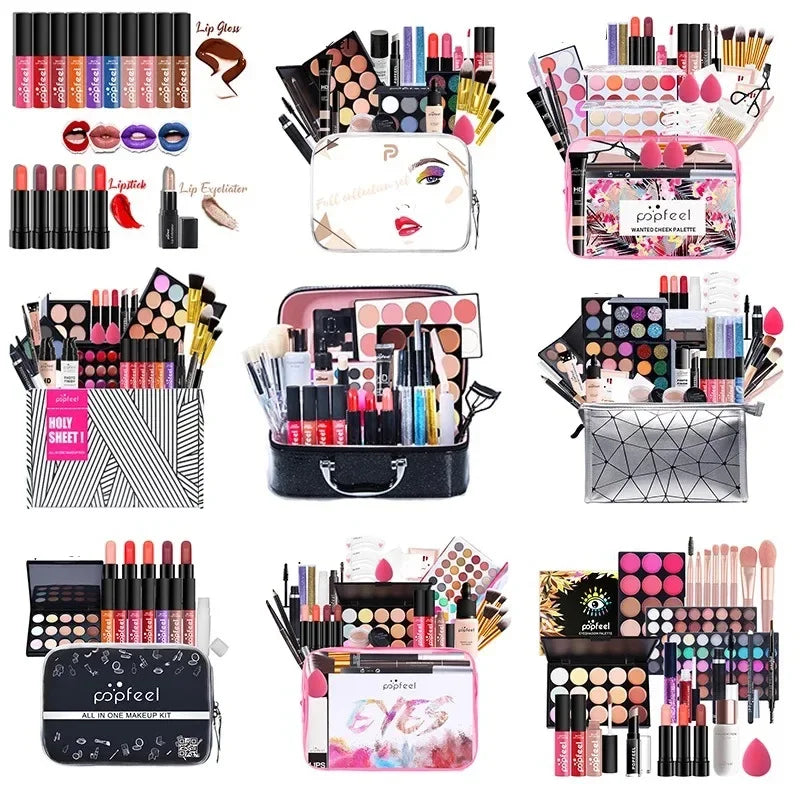 Makeup Set Combination Beginner Beauty Girl Light Makeup Cosmetic Models Diverse High Quality Professional Wholesale Hot