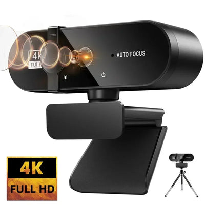 Webcam 4K 1080P Mini Camera 2K Full HD Webcam With Microphone 15-30fps USB Web Cam For Youtube PC Laptop Video Shooting Camera